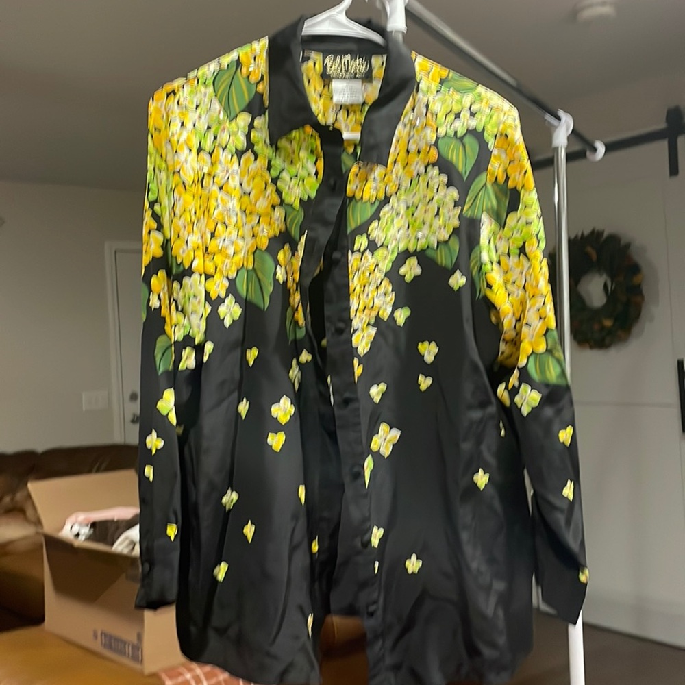 Vintage silk Bob mackie blouse